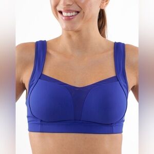 Lululemon Ta Ta Tamer II Pigment Blue - Adjustable Straps Criss Cross Pads